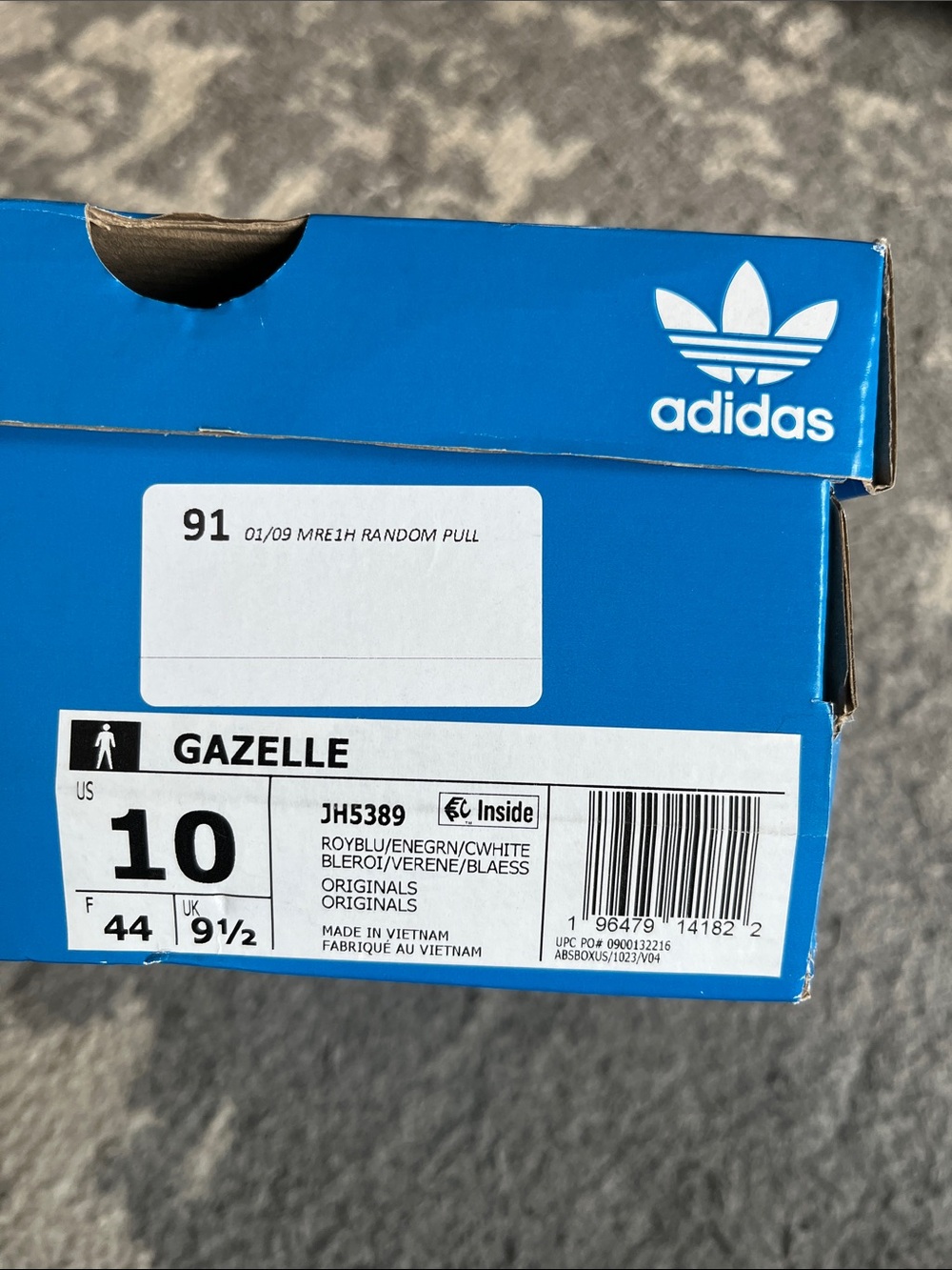 Adidas Gazelle Royal Blue/Green - Picture 10 of 10